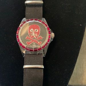 Toy watch brand skull watch with nylon band